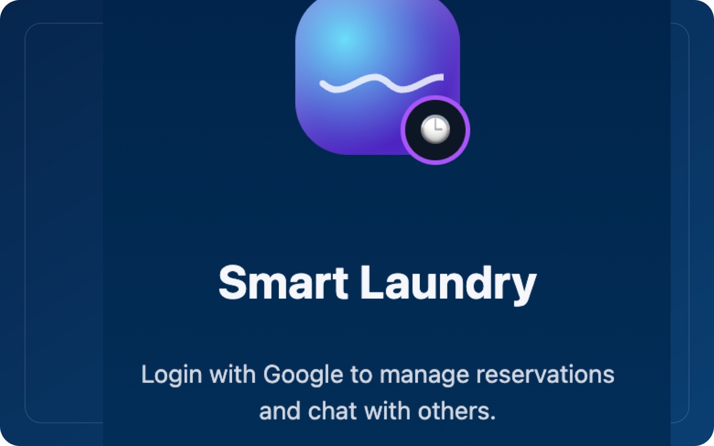 Smart Laundry Scheduler screenshot